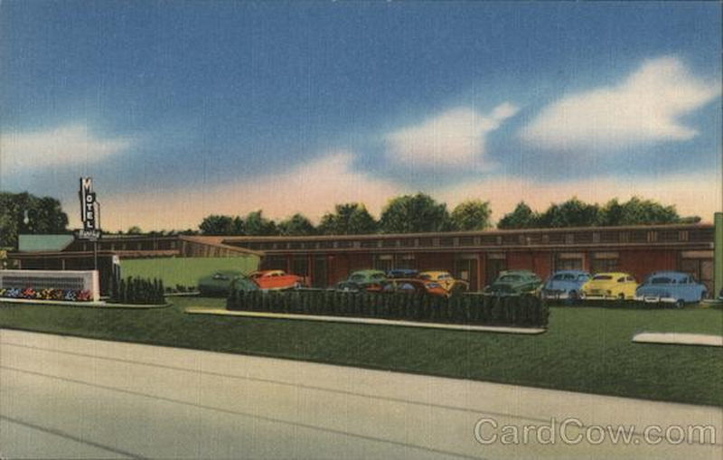 Drake Motel (Dunes Motel) - Vintage Postcard (newer photo)